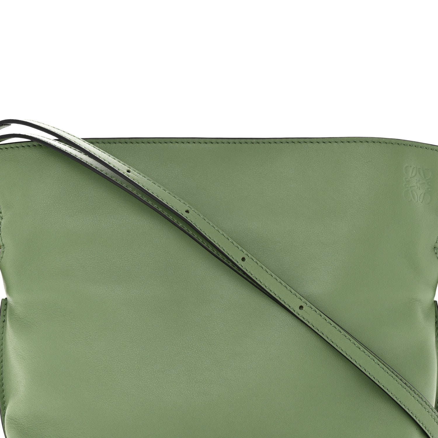 Loewe Calfskin Mini Flamenco Knot Clutch Rosemary 6 of 11