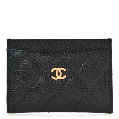 Chanel Caviar Quilted Card Holder Black 1 of 9