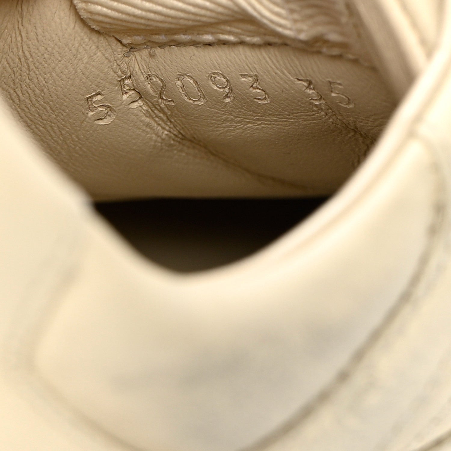 Gucci Calfskin Mouth Print Womens Rhyton Sneakers 35 Ivory 8 of 14