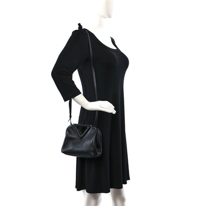 Bottega Veneta Calfskin Small The Point Triangle Bag Black 2 of 9