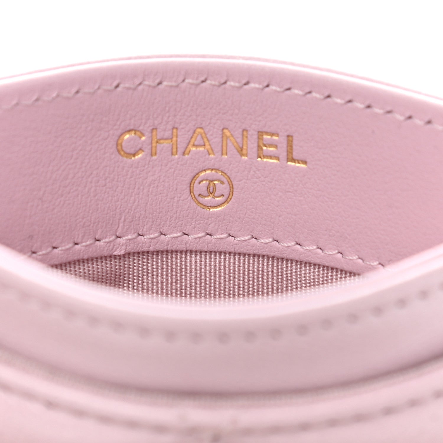 Chanel Lambskin Quilted Chanel 19 Card Holder Light Pink 7 of 10