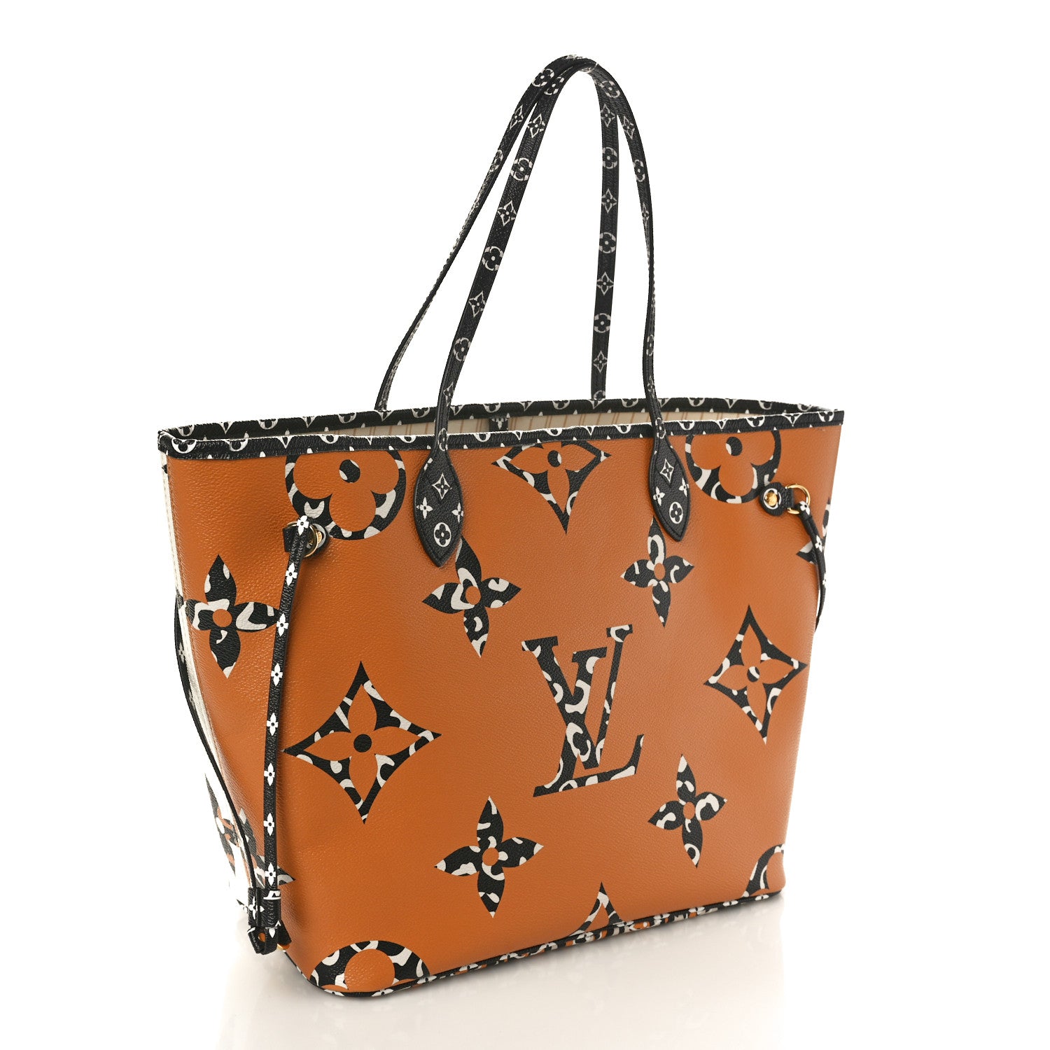 Louis Vuitton Monogram Giant Jungle Neverfull MM Ivory 3 of 9