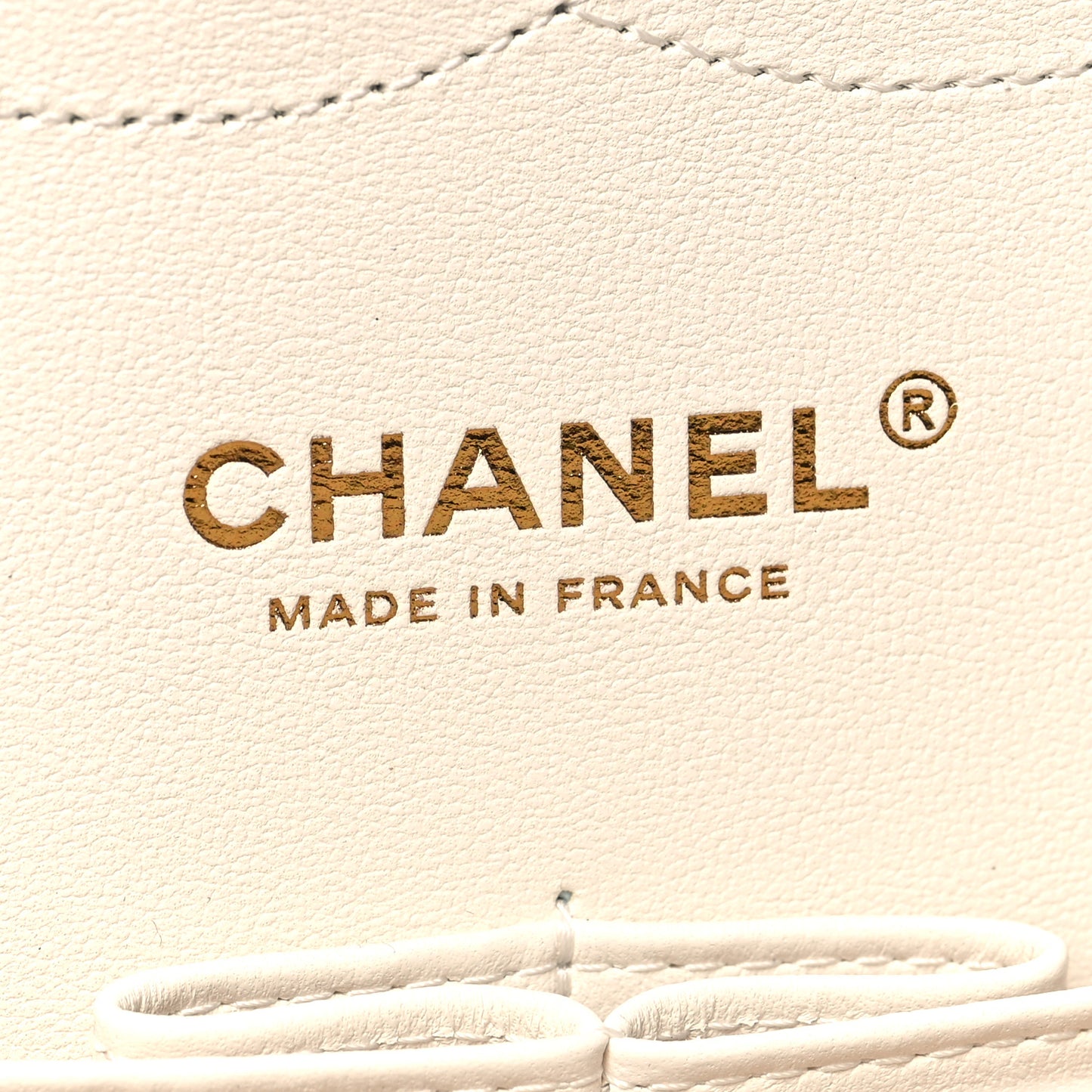 Caviar Quilted Jumbo Double Flap White