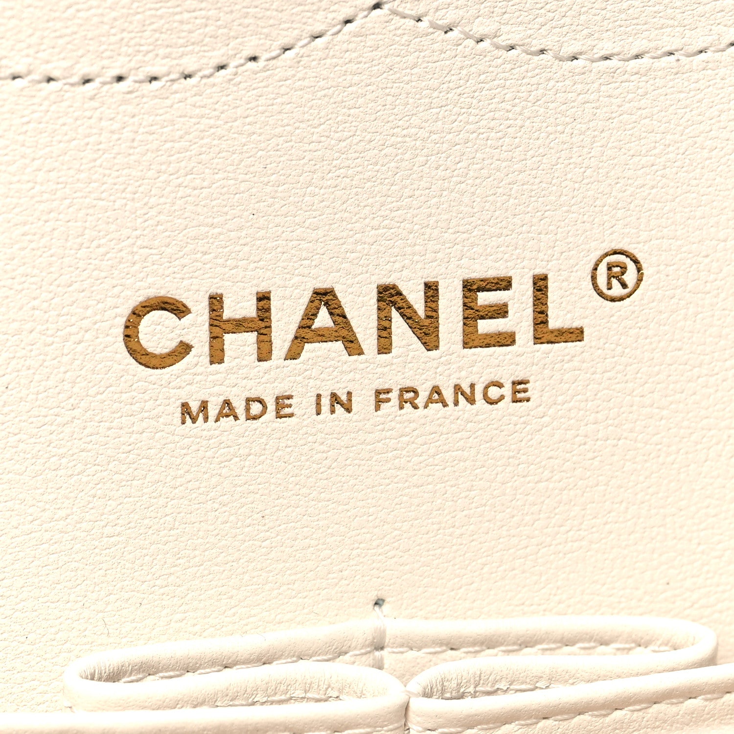 Chanel Caviar Quilted Jumbo Double Flap White 6 of 10