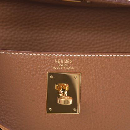 Hermes Togo Kelly Retourne 32 Gold 6 of 13