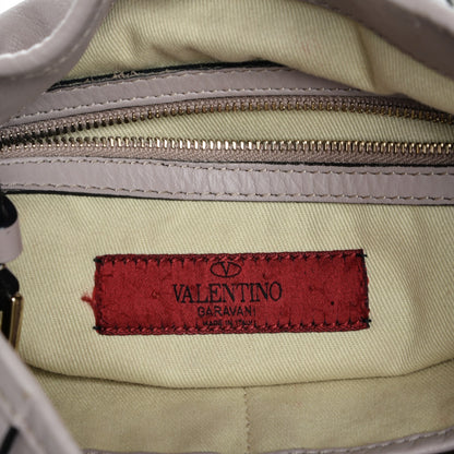 Valentino Garavani Vitello Rockstud Shopper Tote Poudre 6 of 9