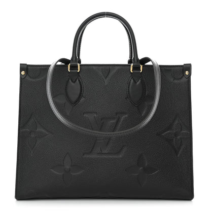 Louis Vuitton Empreinte Monogram Giant Onthego MM Black 1 of 9