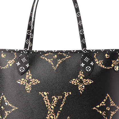 Louis Vuitton Monogram Giant Jungle Neverfull MM Black 13 of 13