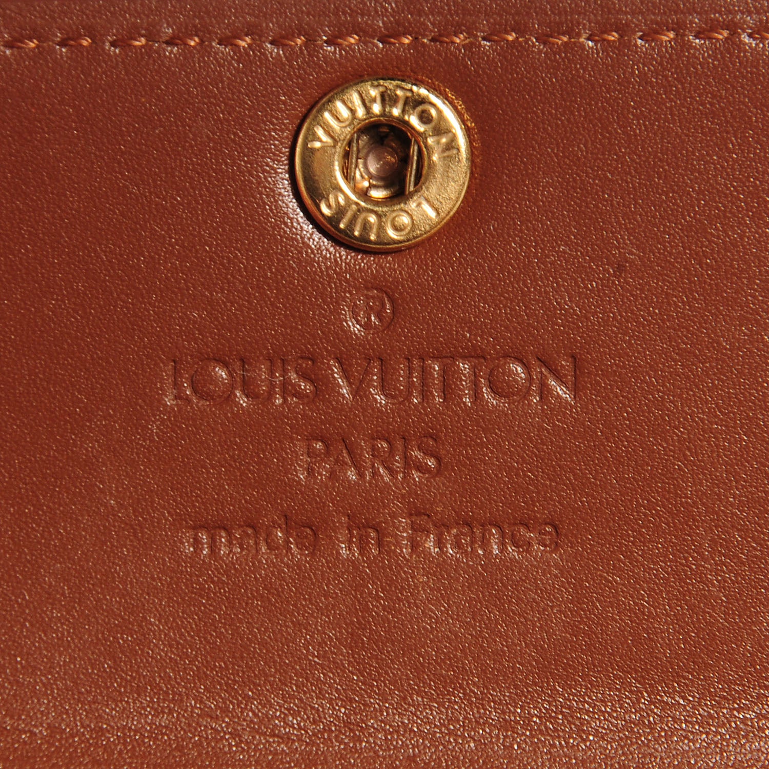 Louis Vuitton Vernis Ludlow Wallet Bronze 6 of 7