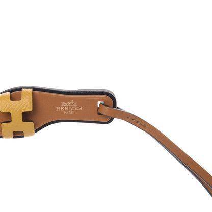 Hermes Epsom Butler Calfskin Hunter Oran Nano Bag Charm Jaune Ambre 3 of 5