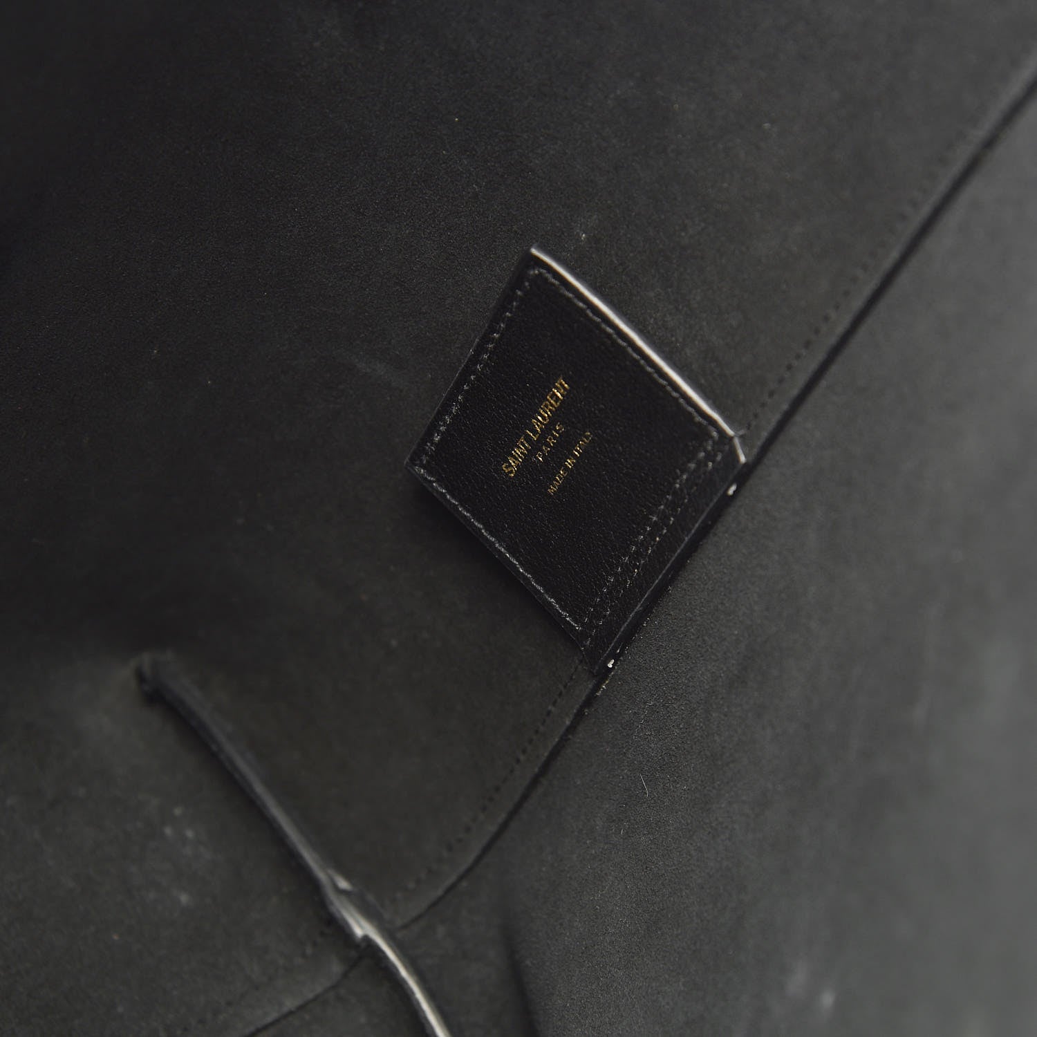 Saint Laurent Calfskin Large Shopping Tote Black 7 of 14