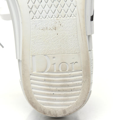 Christian Dior X SHAWN STUSSY Canvas Oblique Bee Mens B23 High Top Sneakers 41 White Black 14 of 15