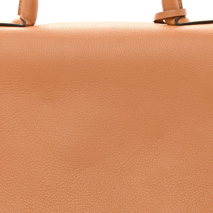 Delvaux Grained Calfskin MM Brillant Satchel Natural 12 of 14