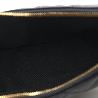 Chanel Lambskin Quilted Small Hobo Bag Black 5 of 10