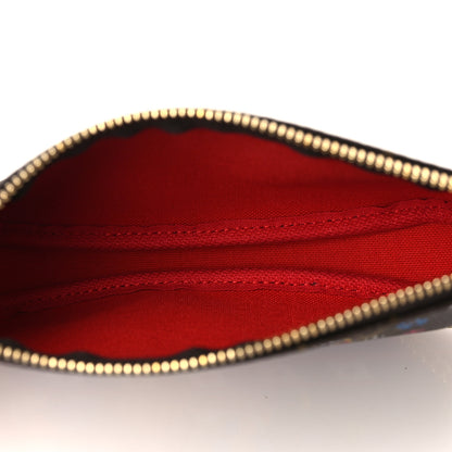 Louis Vuitton Monogram 2020 Christmas Animation Bumper Cars Mini Pochette Accessories Coquelicot 5 of 6