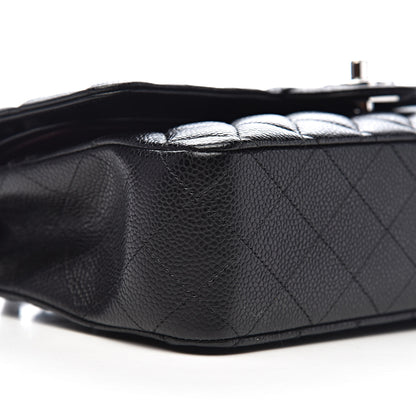 Chanel Caviar Quilted Medium Double Flap Black 8 of 10