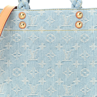 Louis Vuitton Monogram Washed Denim Let Go PM Sky Blue 7 of 9