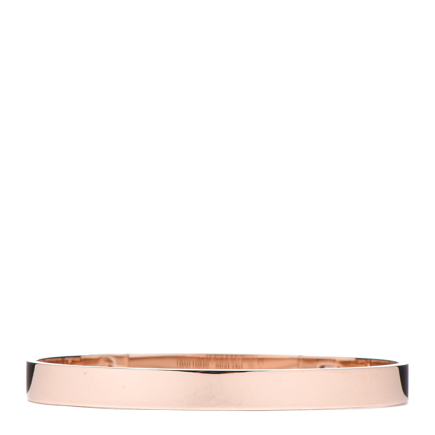 Hermes 18K Rose Gold Diamond PM Collier De Chien Bracelet SH 3 of 4