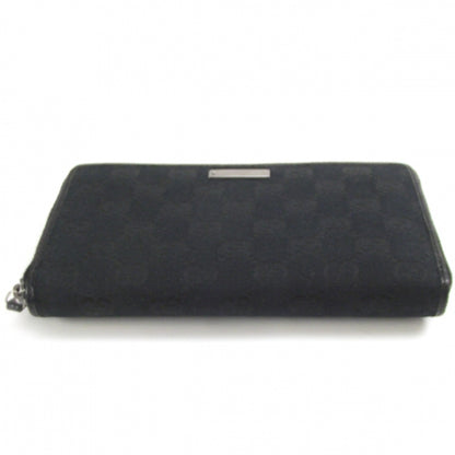 Gucci Black Signature Monogram GG Wallet 4 of 8