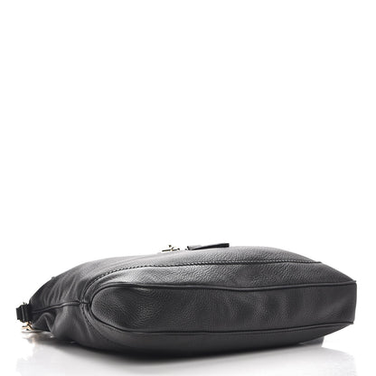 Gucci Pebbled Calfskin Medium New Jackie Shoulder Bag Black 5 of 11