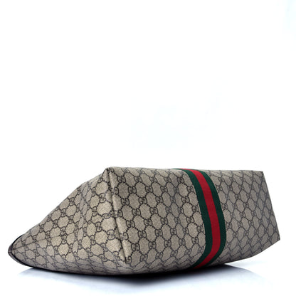 Gucci GG Supreme Monogram Medium Ophidia Shopping Tote Brown 3 of 4