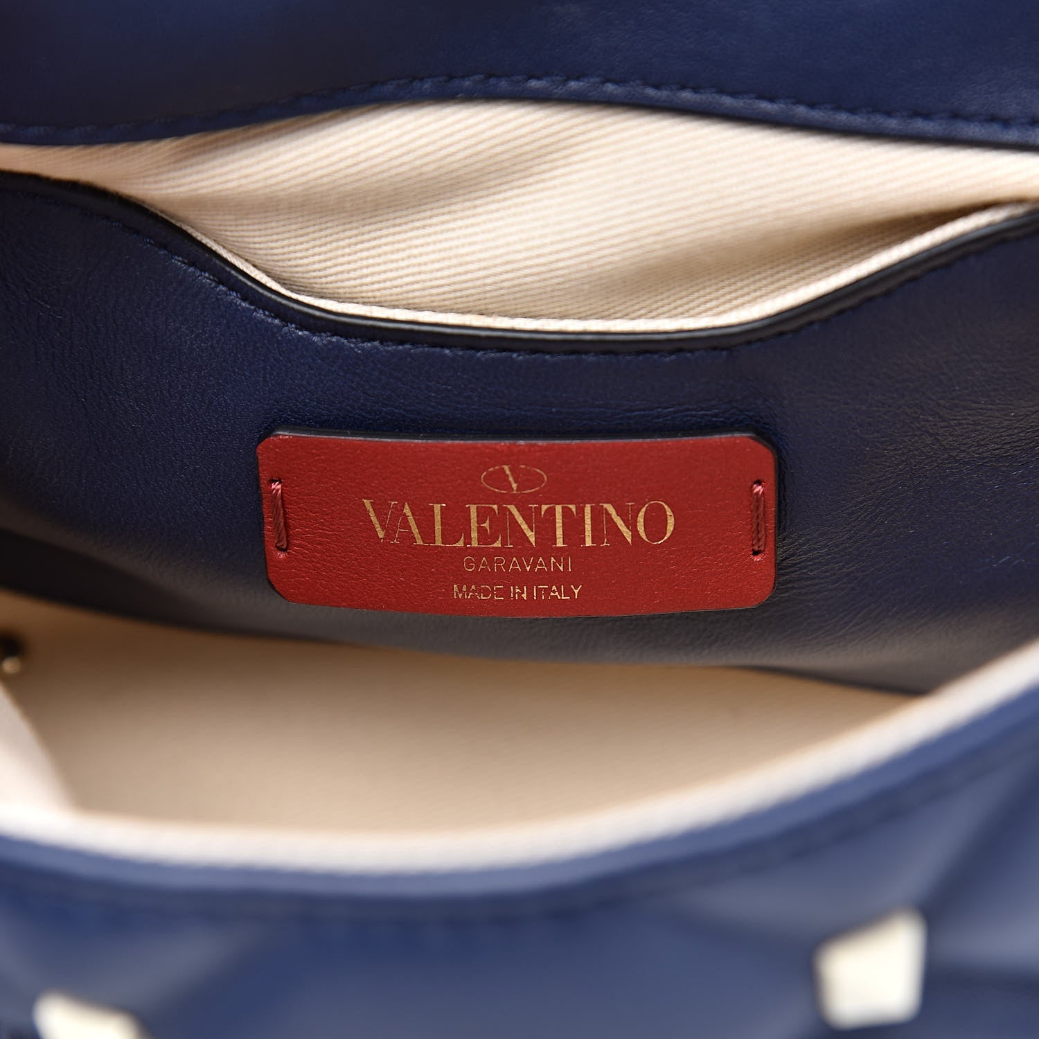 Valentino Garavani Nappa Mini Candystud Top Handle Bag Navy 6 of 13