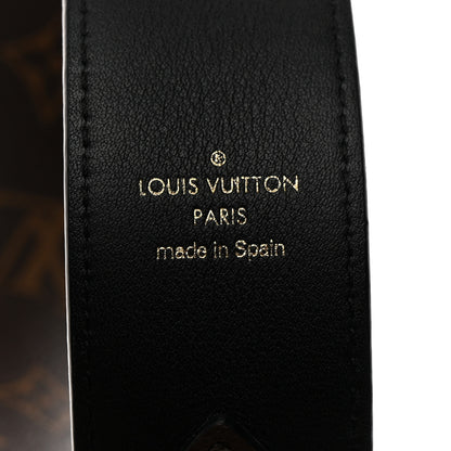 Louis Vuitton Monogram Bandouliere Shoulder Strap Black 3 of 5