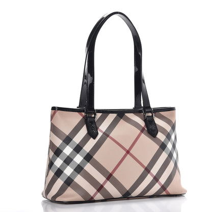 Burberry Supernova Check Regent Tote Black 3 of 18