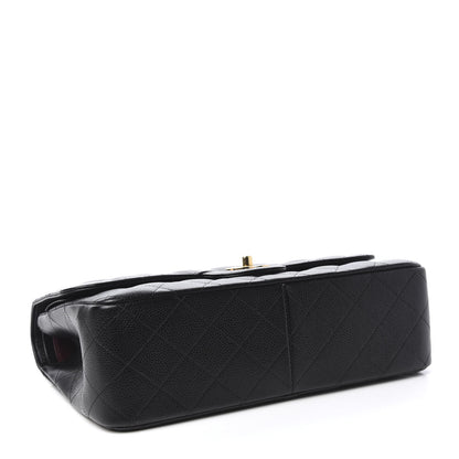 Chanel Caviar Quilted Jumbo Double Flap Black 4 of 12