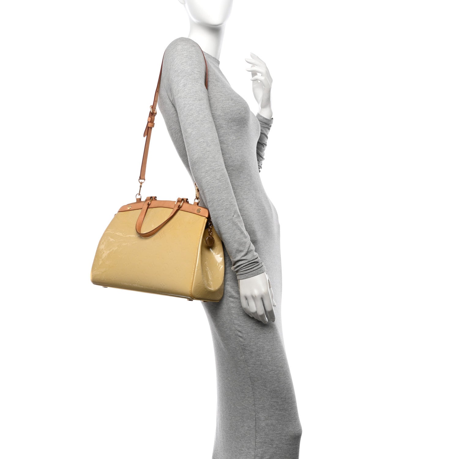 Louis Vuitton Vernis Brea MM Blanc Corail 2 of 15
