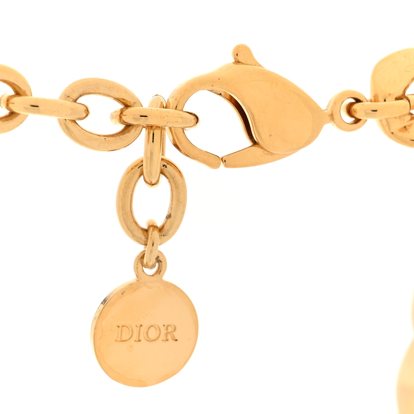 Metal Danseuse Etoile Chain Choker Necklace Gold