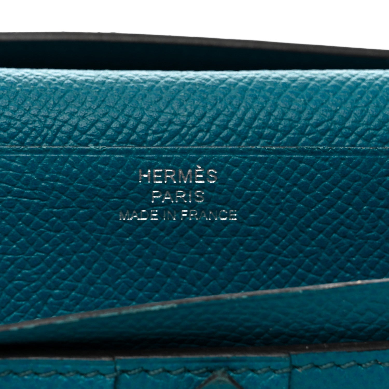 Hermes Epsom Bearn Gusset Wallet Bleu Izmir 6 of 9