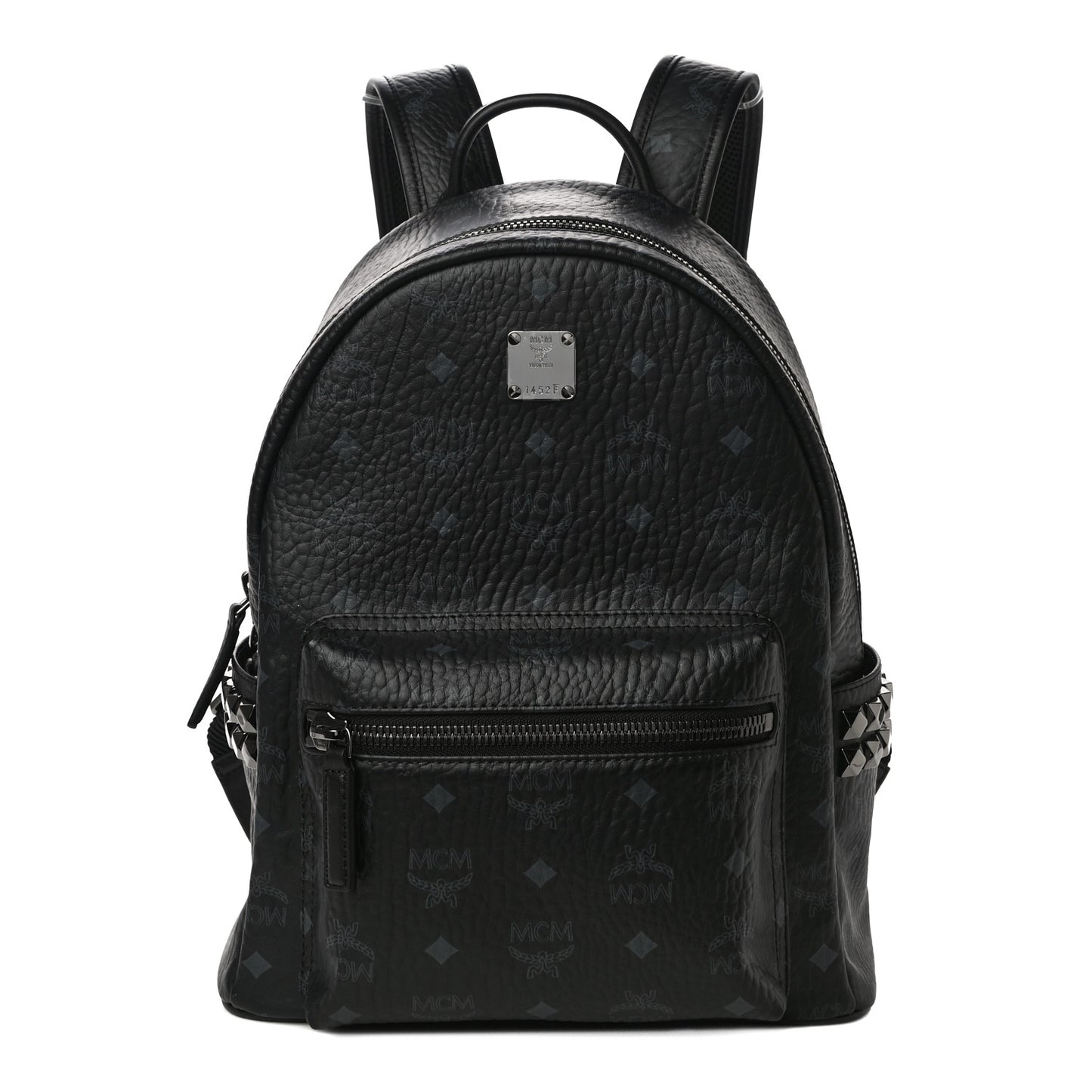 Visetos Small Side Stud Stark Backpack Black