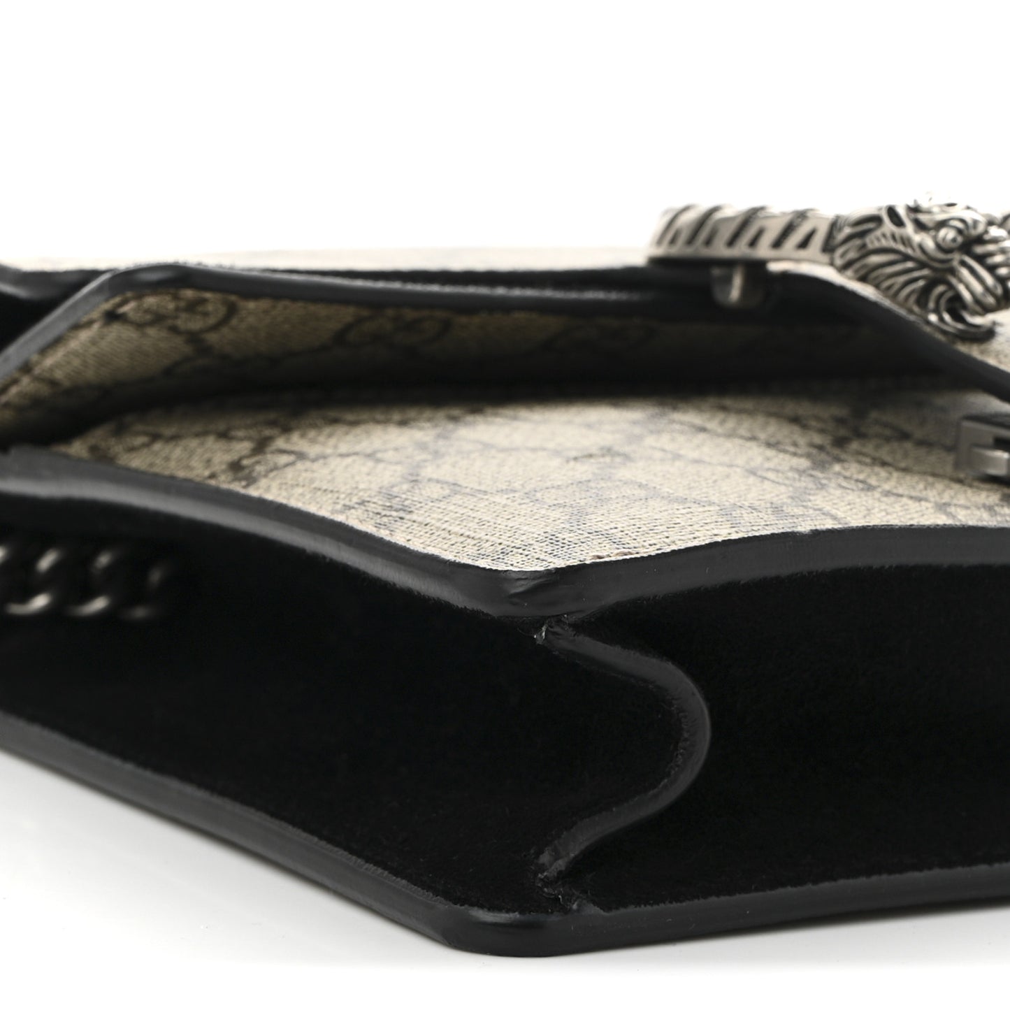 GG Supreme Monogram Mini Dionysus Shoulder Bag Black