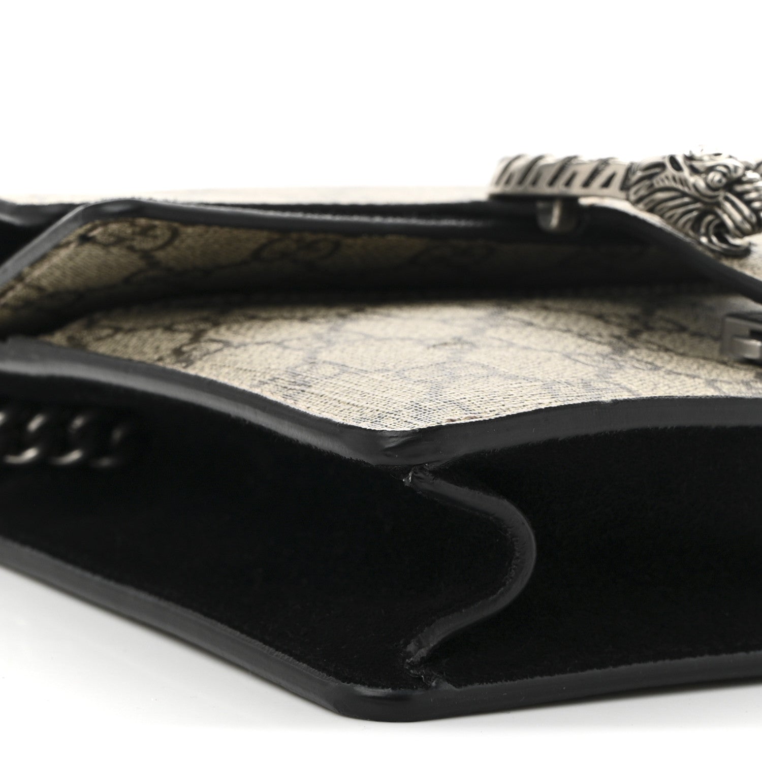 Gucci GG Supreme Monogram Mini Dionysus Shoulder Bag Black 9 of 10