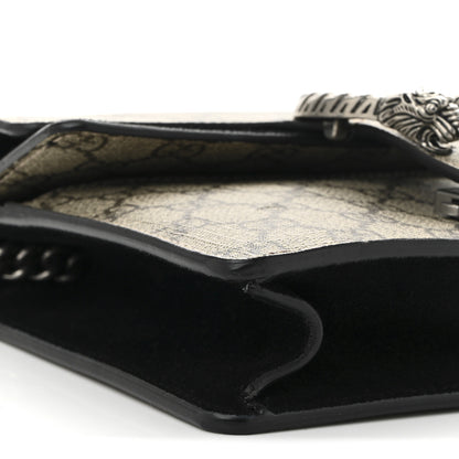Gucci GG Supreme Monogram Mini Dionysus Shoulder Bag Black 9 of 10