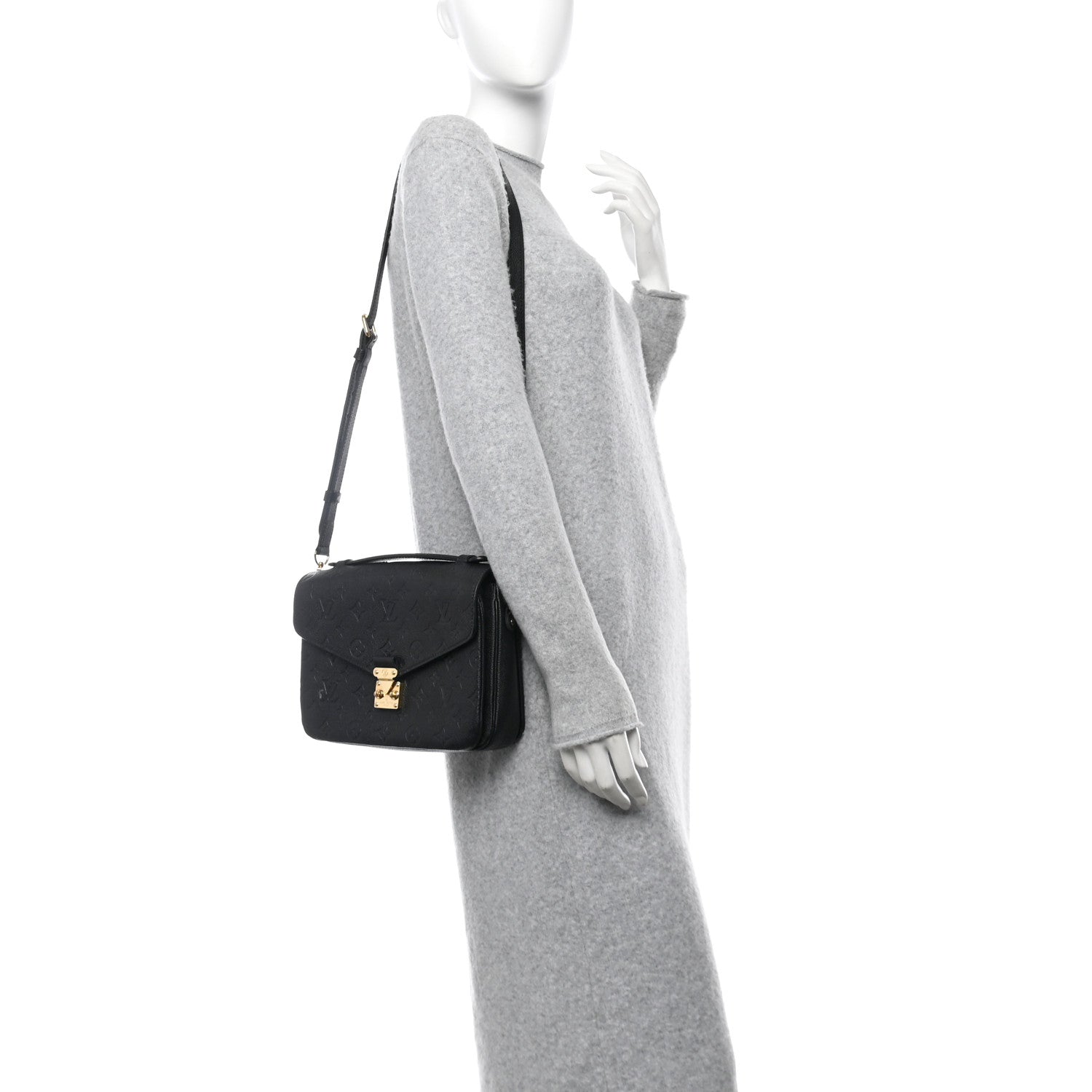 Louis Vuitton Empreinte Pochette Metis Black 2 of 13