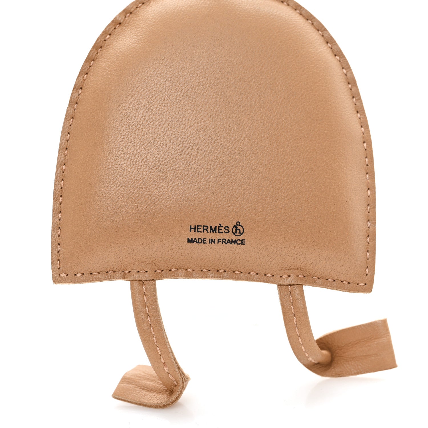 Hermes Lambskin Silk Petit H Hibouton Charm 3 of 3