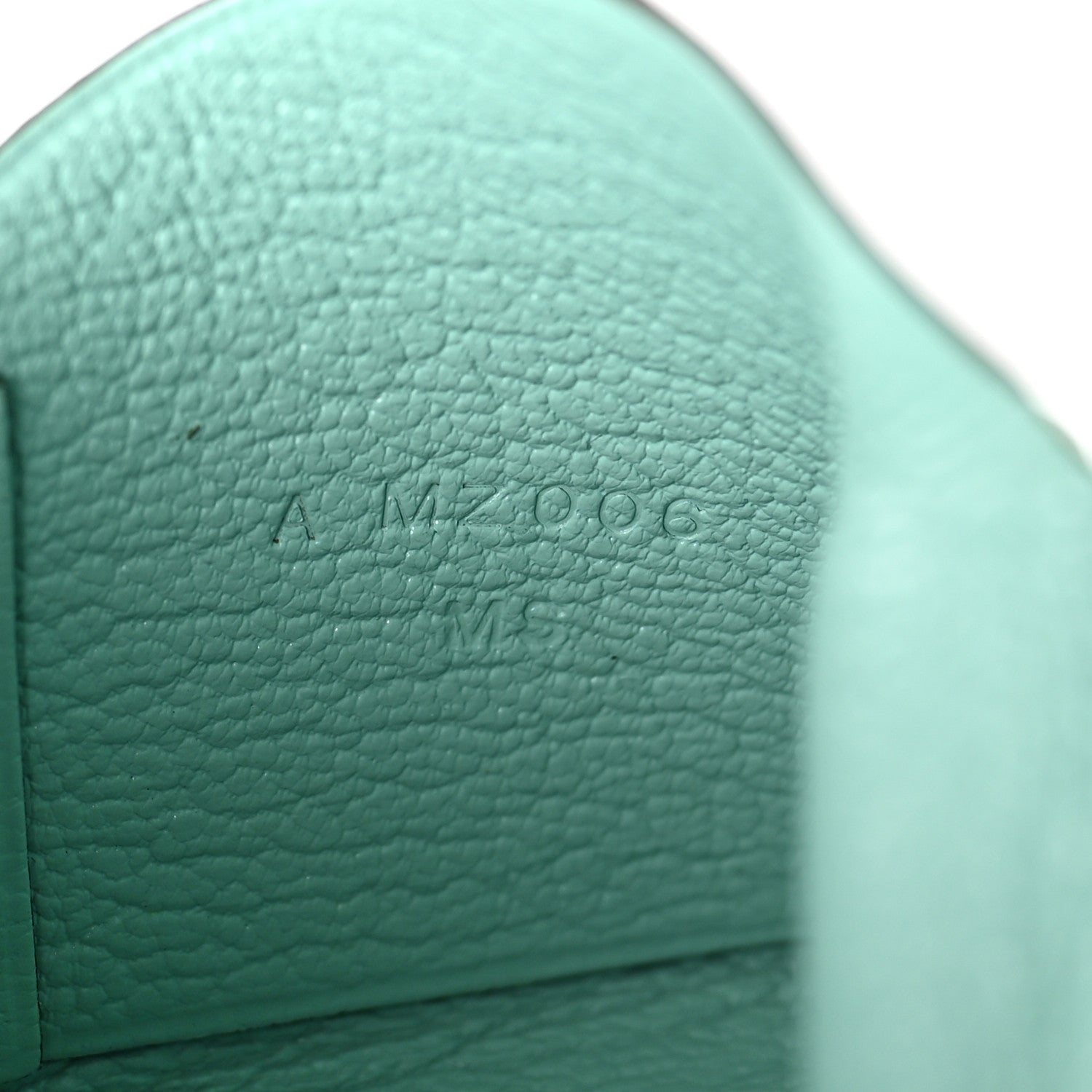 Hermes Chevre Mysore Calvi Card Case Aqua 7 of 9