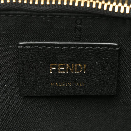 Fendi X JOSHUA VIDES Vitello Century Logo Medium By The Way Boston Bag White Black 8 of 17