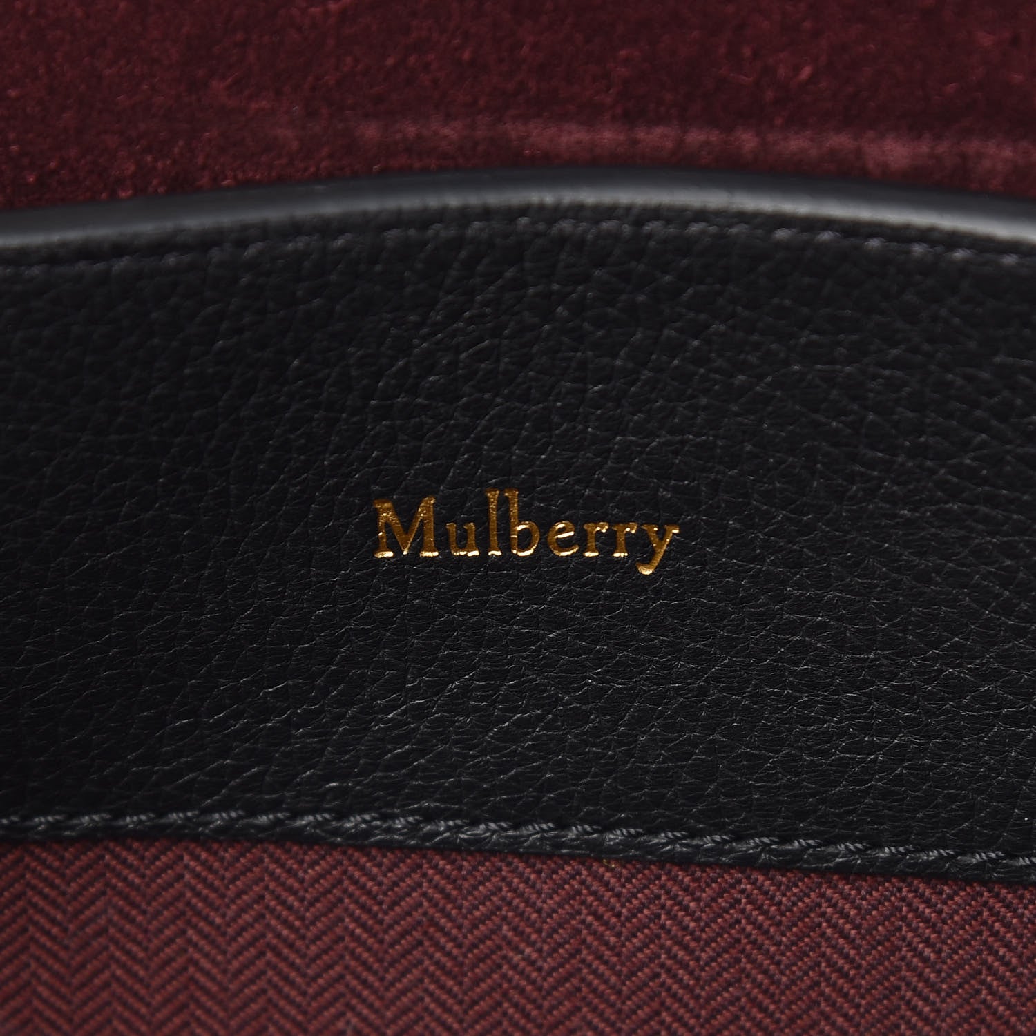 Mulberry Small Classic Grain Calfskin Seaton Black 8 of 14