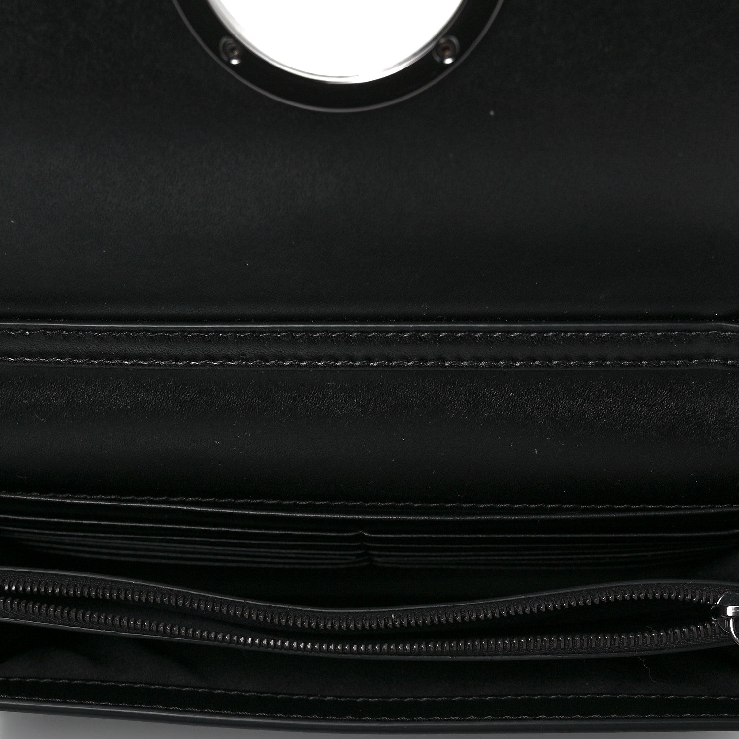 Fendi Vitello Liberty Pearl F is Fendi Wallet On Chain Black 3 of 8
