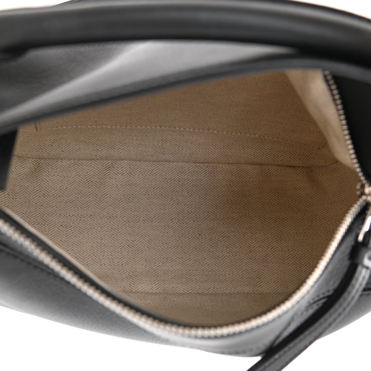 Calfskin Small Puzzle Bag Black