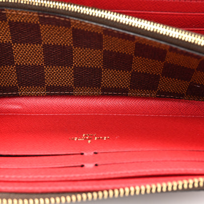 Louis Vuitton Damier Ebene Clemence Wallet Cherry 5 of 13