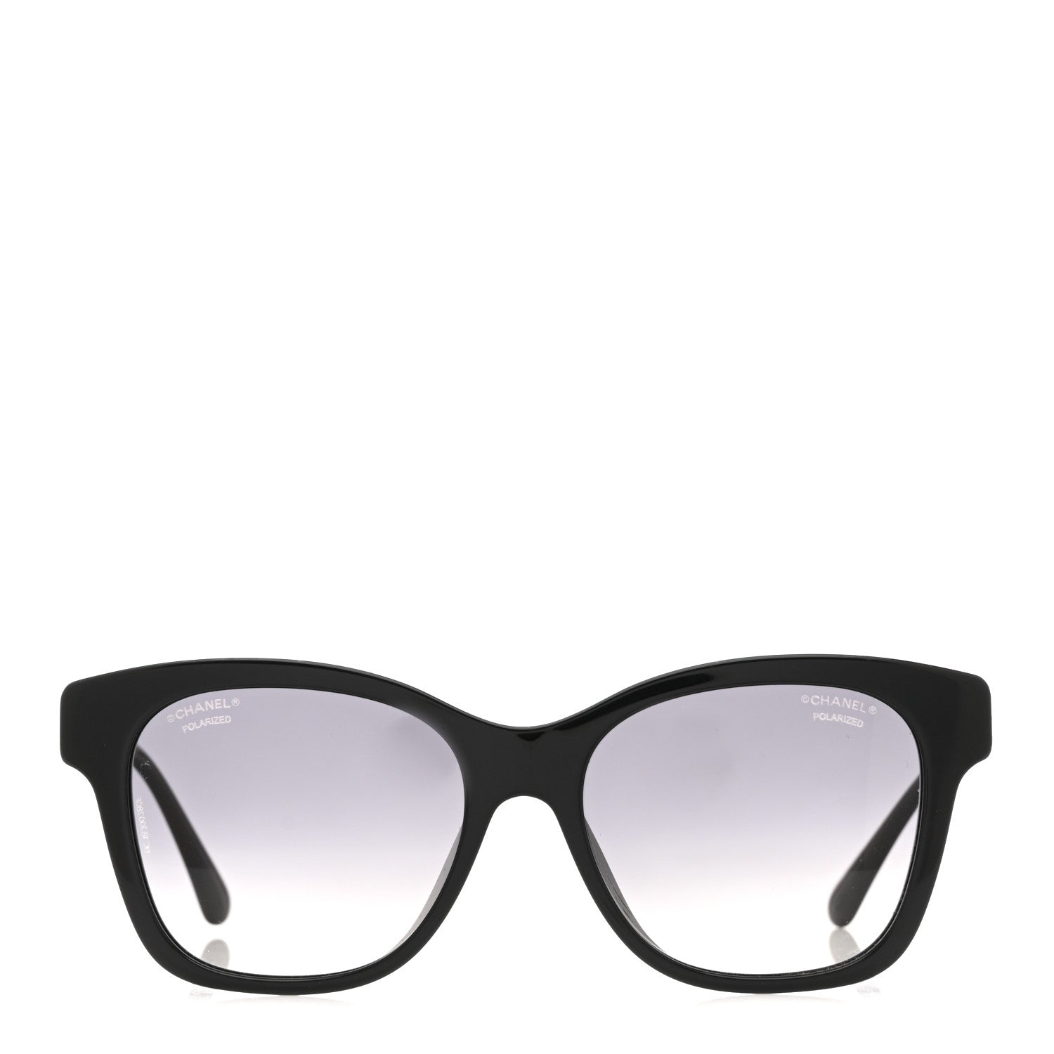 Chanel Acetate Polarized Pearl CC Square Sunglasses 5482-H-A Black 2 of 9