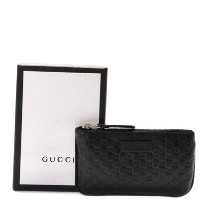 Gucci Microguccissima Key Ring Coin Case Black 9 of 9