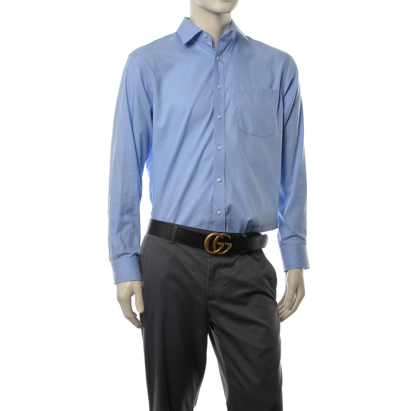Textured Calfskin Double G 40mm Belt 105 42 Black