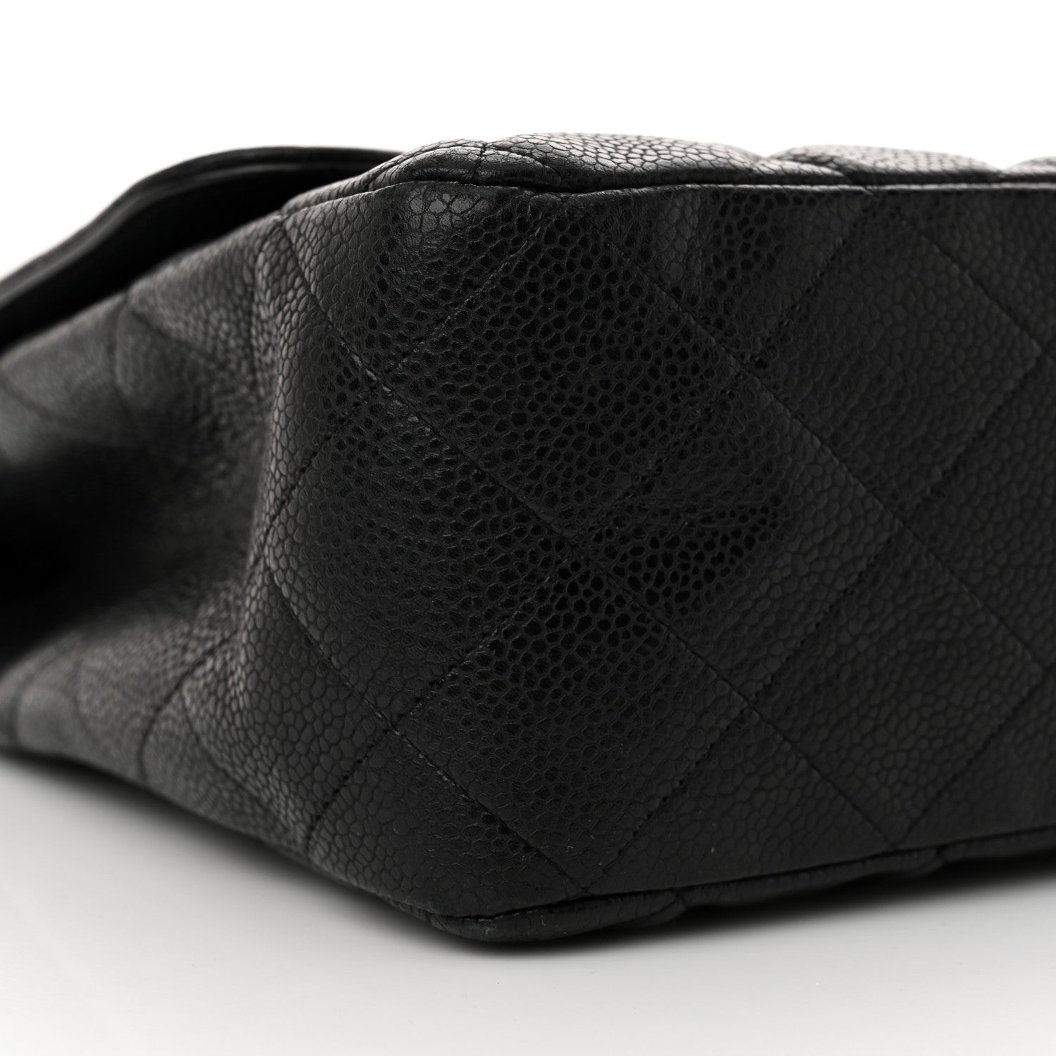 Chanel Caviar Quilted Jumbo Single Flap  Black 9 of 13