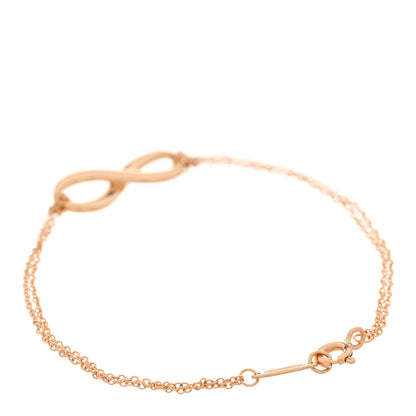 Tiffany 18K Rose Gold Infinity Bracelet 2 of 4