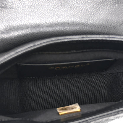 Chanel Caviar Quilted Mini Messenger Flap Black 5 of 10